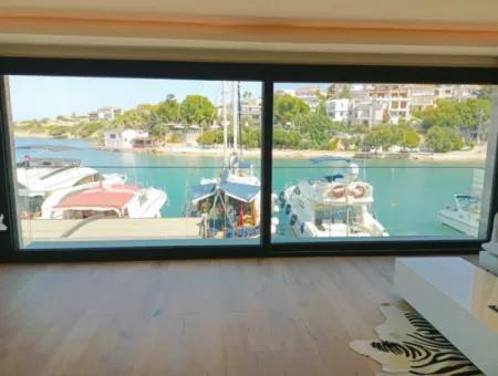 Double Double Apartment With Zero Sea View In Cesme Dalyan