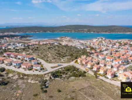 Çeşme Şifne'de Satılık İkiz Konut İmarlı Arsa