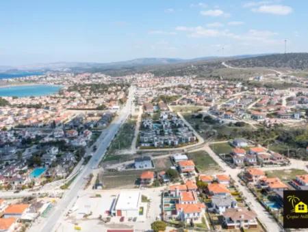 Çeşme Şifne'de Satılık İkiz Konut İmarlı Arsa